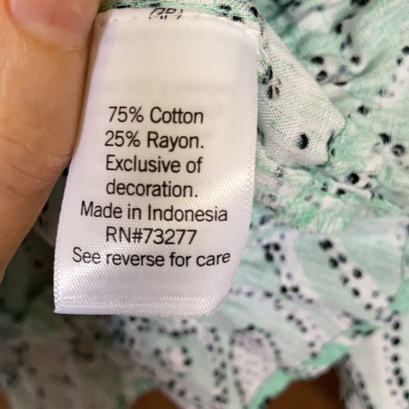 LC Lauren Conrad peasant boho vibe top size XXL - Picture 15 of 17